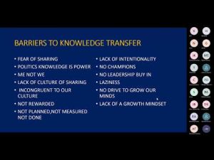 Webinar Series I — Knowledge Transfer & Transformation